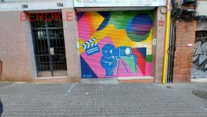Graffiti Persiana Carmelo Colorines Video Camara Escuela 300x100000